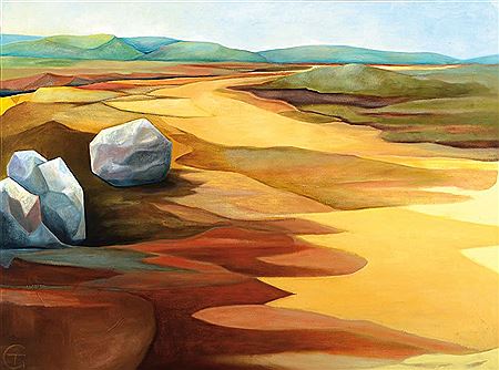 River landscape by Theo Greiner - Auction record, sale price, and art valuation. Compare with similar artists and explore comparable artworks.