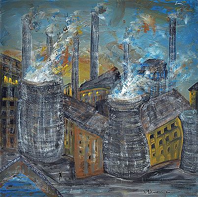 Grosses Industriebild