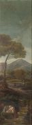 Sample artwork by Gaspard Dughet (1615 - 1675), known for dramatic landscape painting with figures, frescoes - View similar artists and auction records