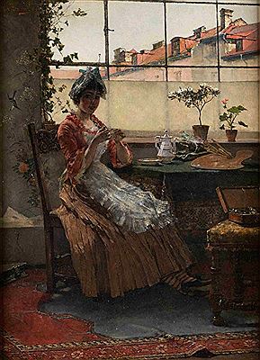 DAS MODELL DES MALERS BEI DER TEEPAUSE by Max Hammerl - Auction record, sale price, and art valuation. Compare with similar artists and explore comparable artworks.