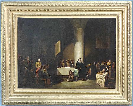 Bible reading by Abraham Van Der Pelt - Auction record, sale price, and art valuation. Compare with similar artists and explore comparable artworks.