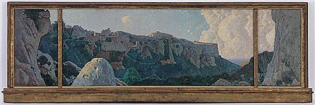 "Les Baux de Provence vus du Val d'Enfer"(3)