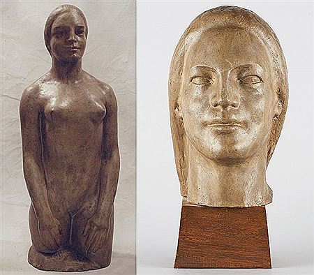 Torse de jeune femme. "Jeune femme" (2) by Robert Massart - Auction record, sale price, and art valuation. Compare with similar artists and explore comparable artworks.