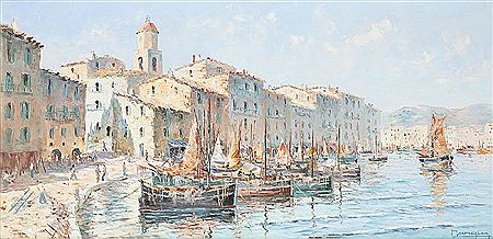 Vue de Saint Tropez by Henri Bargin - Auction record, sale price, and art valuation. Compare with similar artists and explore comparable artworks.