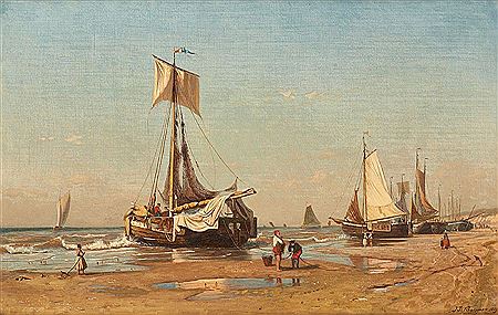 Sur la plage de Scheveningen