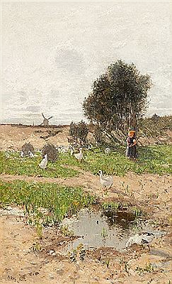 La jeune gardeuse d’oies