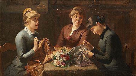 Travaux de broderie