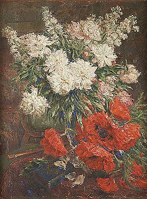 Bouquet aux pavots