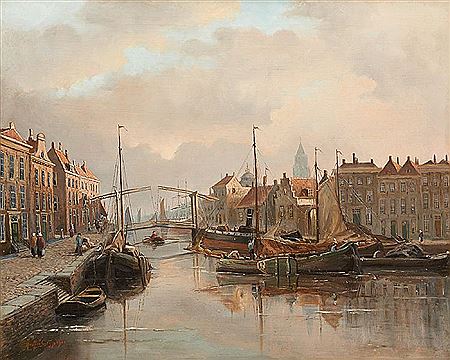 Middelburg vu de son port
