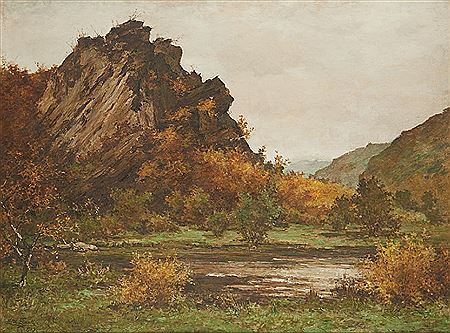 L’étang sous le rocher
