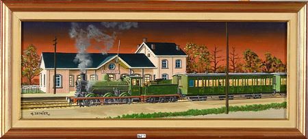 "Train en gare de Boitsfort"