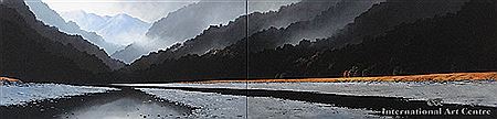 Morning light Haast Pass River