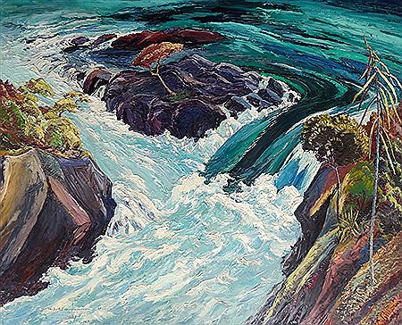 Sample artwork by Reg J Waghorn (Born 1898), known for landscape painting - View similar artists and auction records