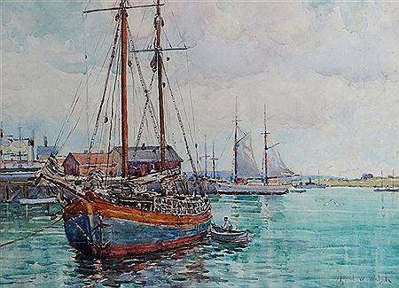 Nelson Harbour by Alfred Wilson Walsh - Auction record, sale price, and art valuation. Compare with similar artists and explore comparable artworks.
