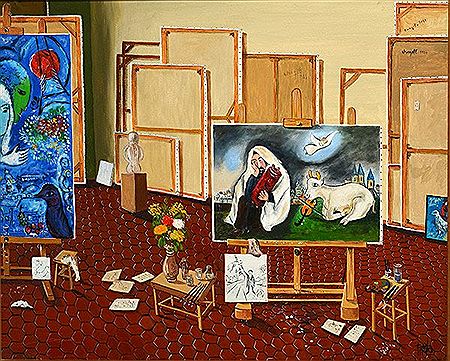Souvenir de l'atelier de Chagall