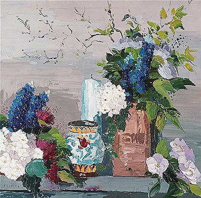 "Les delphiniums"