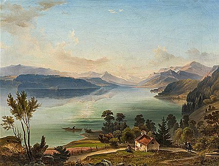 Sample artwork by Jakob Canziani (c.1820 - 1891), known for painting - View similar artists and auction records