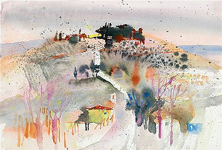 Südliche Landschaft, 1991 by Kurt Panzenberger - Auction record, sale price, and art valuation. Compare with similar artists and explore comparable artworks.