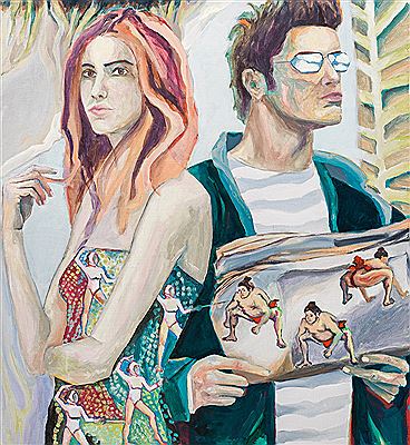 Sample artwork by Vesna Vasovic (Born 1967), known for painting - View similar artists and auction records