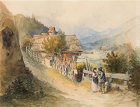 Sample artwork by Johann Friedrich Treml (1816 - 1852), known for genre painting and watercolor - View similar artists and auction records