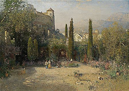 Garden in the Etsch valley (Trento) by Robert Russ - Auction record, sale price, and art valuation. Compare with similar artists and explore comparable artworks.