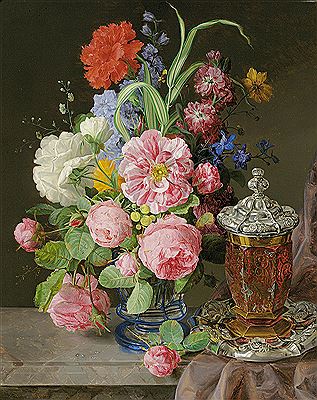 Flower still life, 1843