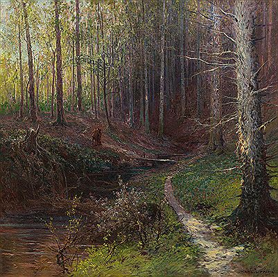 Scenery in the Vienna Woods, 1910