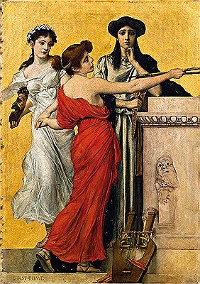 Three muses, 1892 by Ernst Klimt - Auction record, sale price, and art valuation. Compare with similar artists and explore comparable artworks.