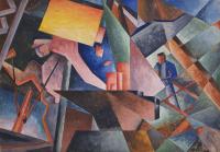 "Untitled" sketch for "The Forge" 1928-29