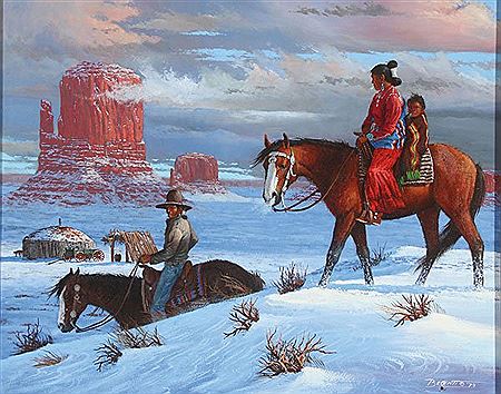 A Winter's Journey -1979 by Robert Becenti Jr - Auction record, sale price, and art valuation. Compare with similar artists and explore comparable artworks.