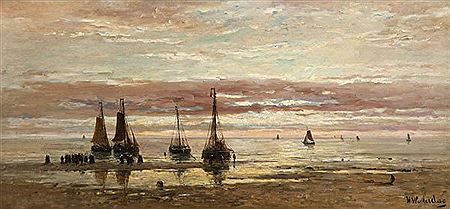 Terugkeer van de vissersvloot(Return of the Fishing Fleet) - circa 1900