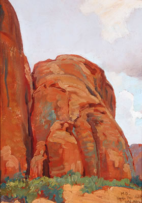 "A Navajo Reservation, Off Monument Valley, Arizona - 1932"