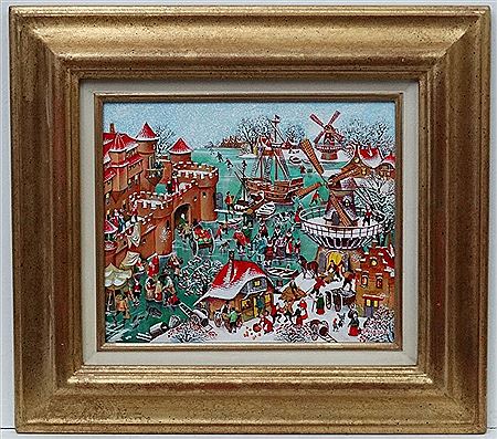 Windmill by Dina Yeltseva - Auction record, sale price, and art valuation. Compare with similar artists and explore comparable artworks.