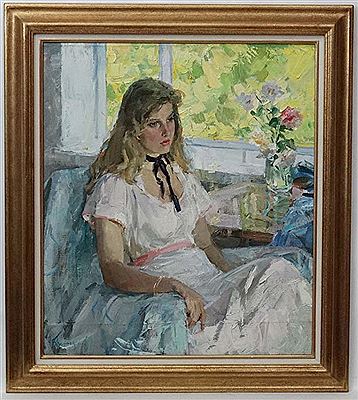 "Near the window"