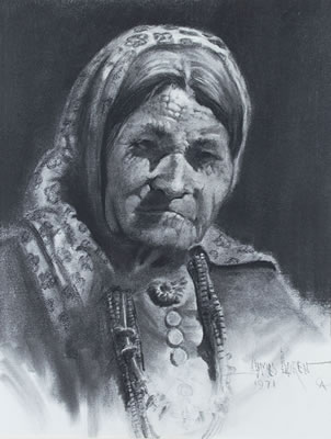 "Old Woman, Navajo"