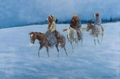 In the Hard Time Moon (Assiniboine)