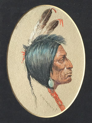 Untitled (Indian Head Portrait)
