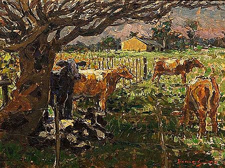 Cows in a Meadow