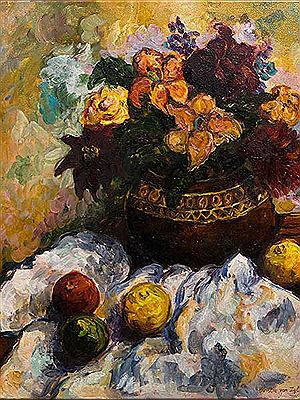 "Mixed Flowers" by Kristie van Zyl - Auction record, sale price, and art valuation. Compare with similar artists and explore comparable artworks.