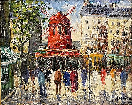 Paris et le cinéma Moulin Rouge