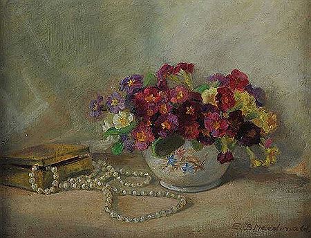 BOWL OF FLOWERS by EB MacDonald - Auction record, sale price, and art valuation. Compare with similar artists and explore comparable artworks.