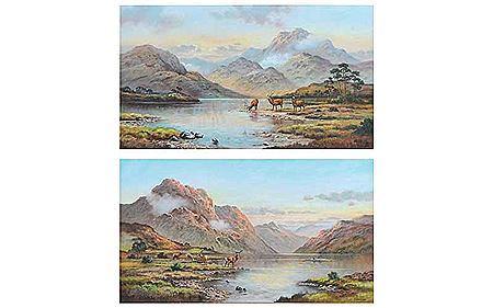 DEER INT HE HIGHLANDS by Wendy Reeves - Auction record, sale price, and art valuation. Compare with similar artists and explore comparable artworks.