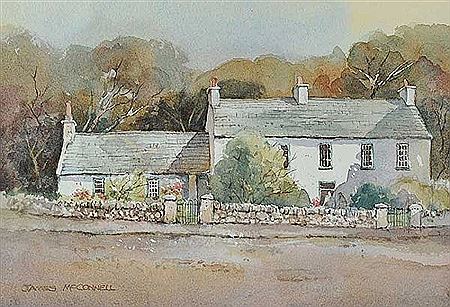 ROSE COTTAGE, PORT NA BLAGH by James McConnell - Auction record, sale price, and art valuation. Compare with similar artists and explore comparable artworks.