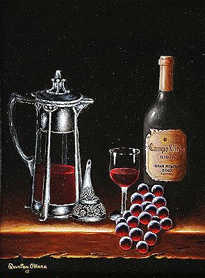 DECANTER by Quinton O'Hara - Auction record, sale price, and art valuation. Compare with similar artists and explore comparable artworks.
