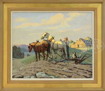 "TENDING THE HORSES"