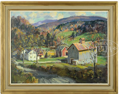 VERMONT AUTUMN LANDSCAPE