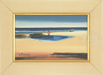 FIGURES ON A BEACH
