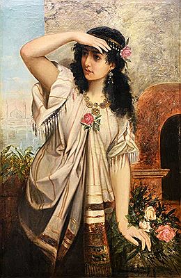 "Orientalin schaut in die Ferne" by Anton Brentano - Auction record, sale price, and art valuation. Compare with similar artists and explore comparable artworks.