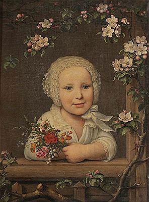 Marie Friederike Christine (1804-1888), Tochter von Auguste im Alter von 2 Jahren