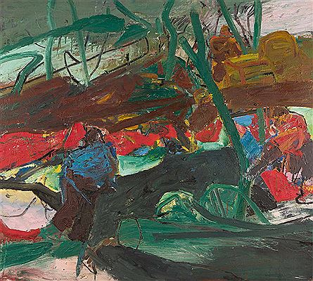 Untitled (Figuren in einer Landschaft)